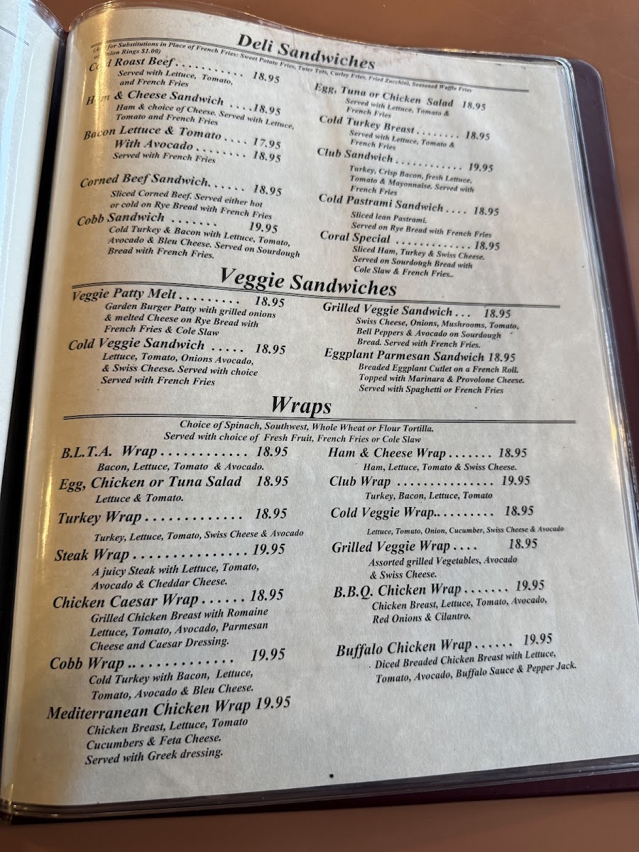Coral Cafe Menu - Image 4